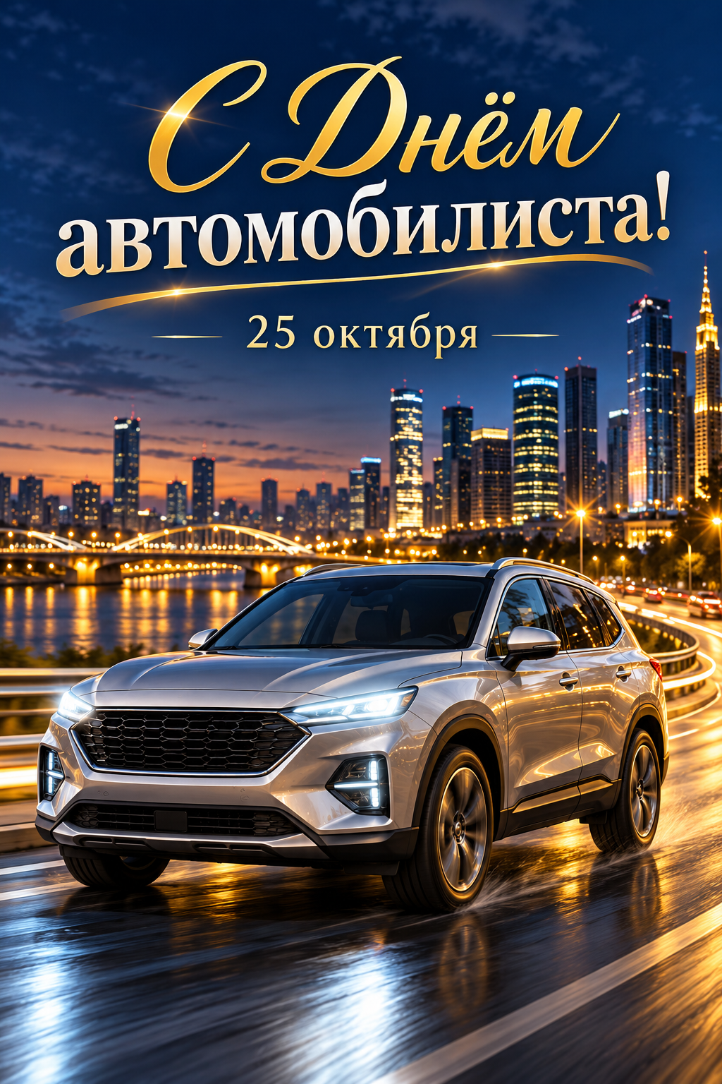 Фото С Днём автомобилиста: красивые открытки и поздравления к празднику 25 октября 3